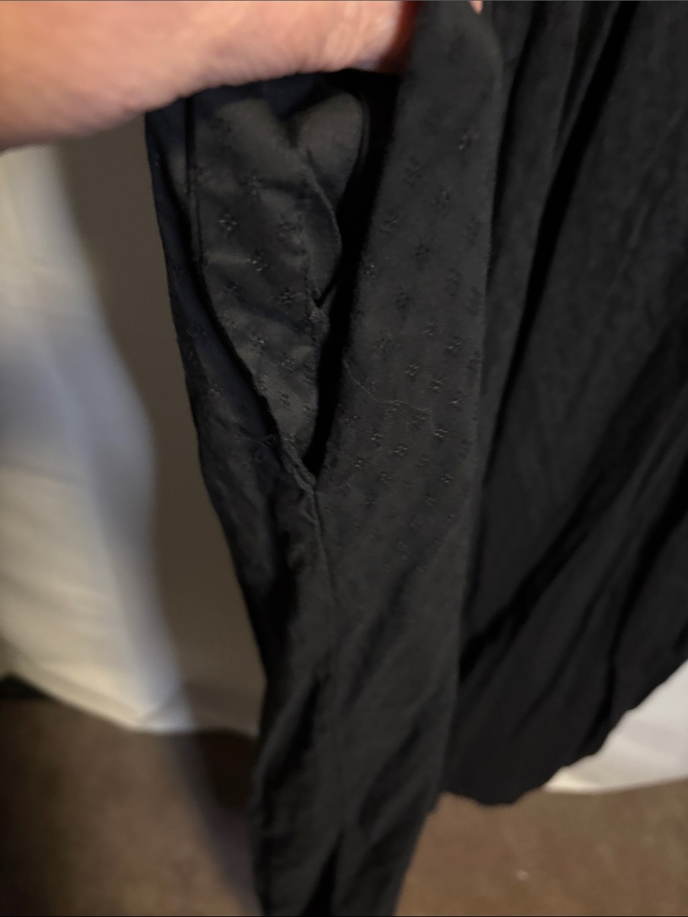 Universal Thread Black Maxi Dress with Balloon Sleeves - Picture 7 of 11